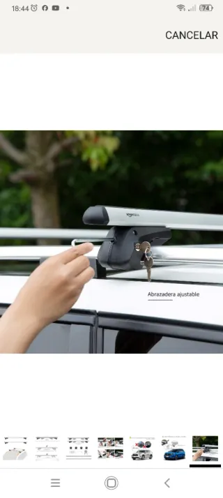 Barras portaequipajes para coche nuevas