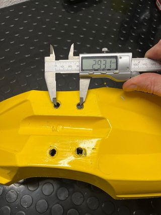 Guardabarros Moto Cross/Supermotard Amarillo