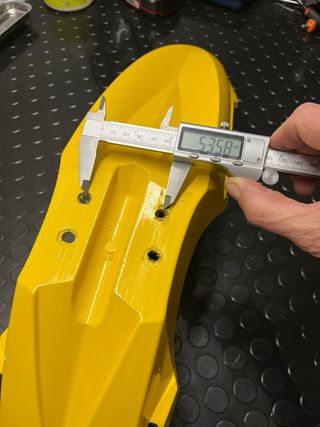 Guardabarros Moto Cross/Supermotard Amarillo