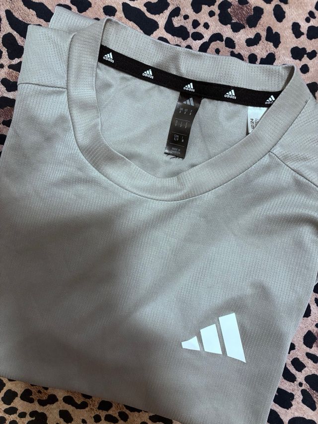 Camiseta Adidas Gris Talla S