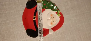 Piattino Natale Babbo Natale Ceramica