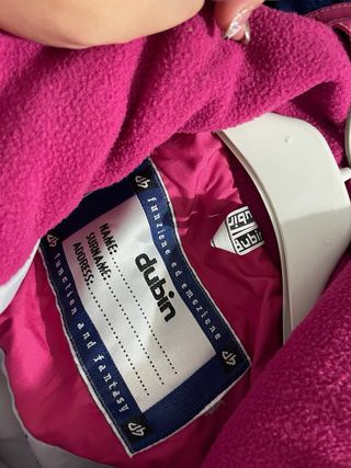 Tuta sci Dublin rosa e viola