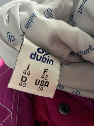 Tuta sci Dublin rosa e viola