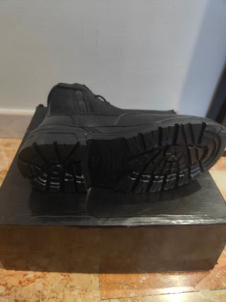 Stivali in pelle neri Savage Island