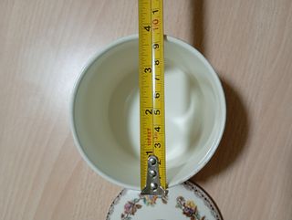 Conjunto tarros tocador de porcelana San Claudio