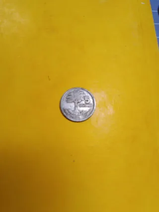 Monedas de Guatemala 25 Centavos