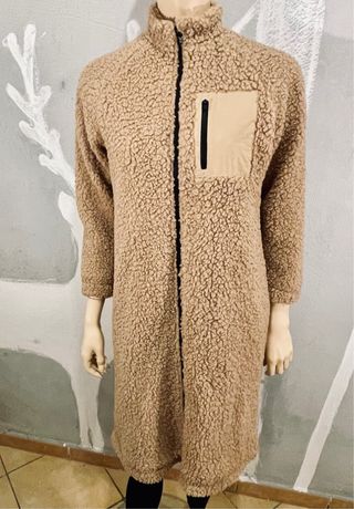 Pelliccia ecologica Teddy Beige Shein XS/S