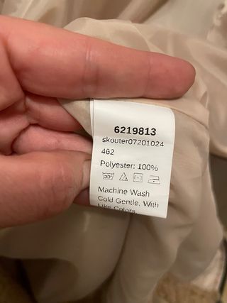 Pelliccia ecologica Teddy Beige Shein XS/S