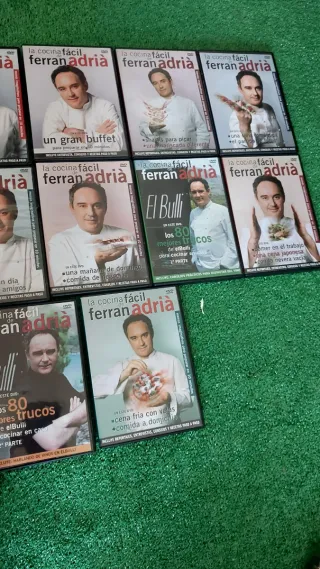 Lote 12 DVDs Cocina Fácil Ferran Adrià