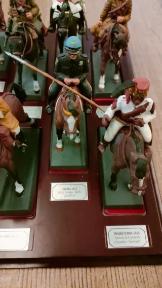 10 Soldatini De Agostini Piombo Cavallo