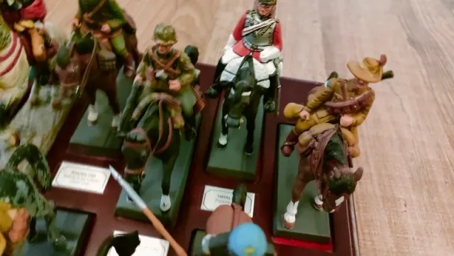 10 Soldatini De Agostini Piombo Cavallo