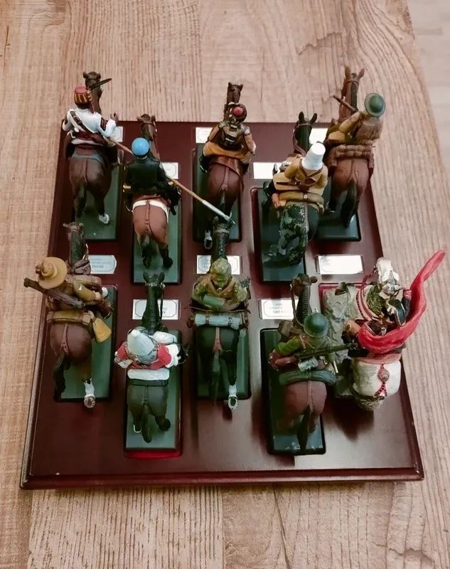 10 Soldatini De Agostini Piombo Cavallo