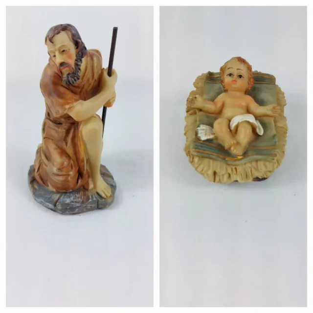 Figuras Belén San José y Niño Jesús