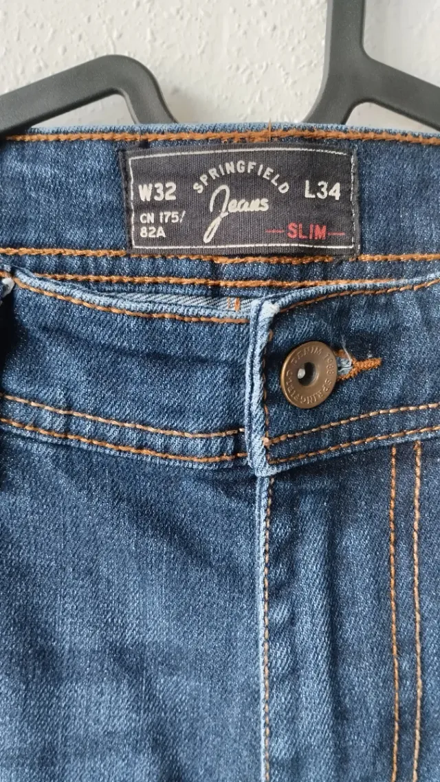 Vaqueros Springfield Talla 42 Azul