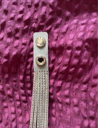 Bracciale Swarovski Pelle e Cristalli Grigio Argen