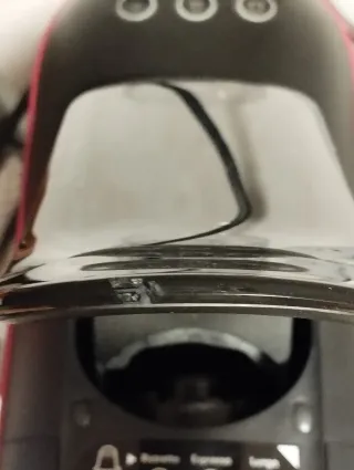 Cafetera LOR Barista Negra y burdeos