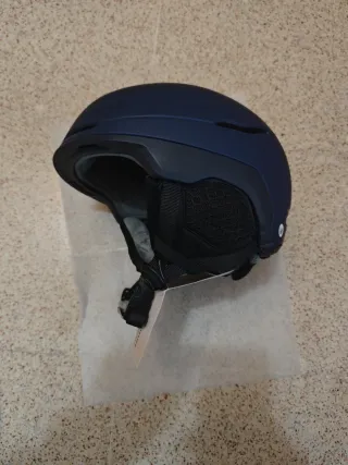 Casco Esquí Talla M Azul Marino