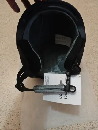 Casco Esquí Talla M Azul Marino