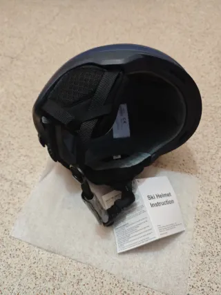 Casco Esquí Talla M Azul Marino