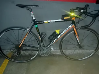 Bicicleta Carretera Orbea Aqua Negra/Naranja