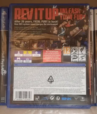 Fatal Fury City of the Wolves PS4.  Precintado.