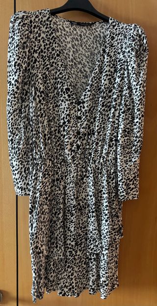 Vestido Zara estampado leopardo