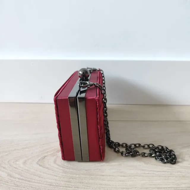 Bolso fiesta burdeos Misako 18x7,5 cm