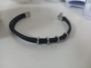 Pulsera Viceroy Cuero Trenzado y Acero