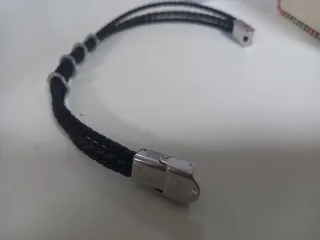 Pulsera Viceroy Cuero Trenzado y Acero