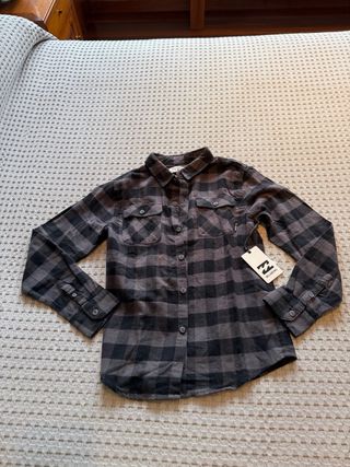 Camisa de cuadros Billabong talla 14