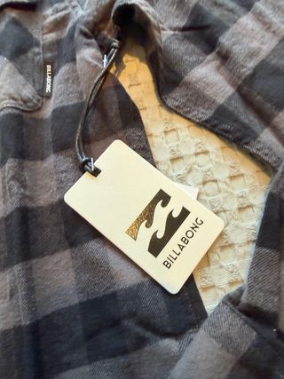 Camisa de cuadros Billabong talla 14