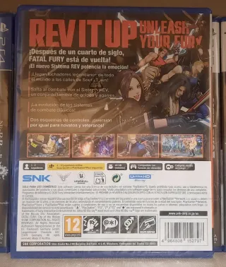 Fatal Fury City of the Wolves PS5. Precintado.