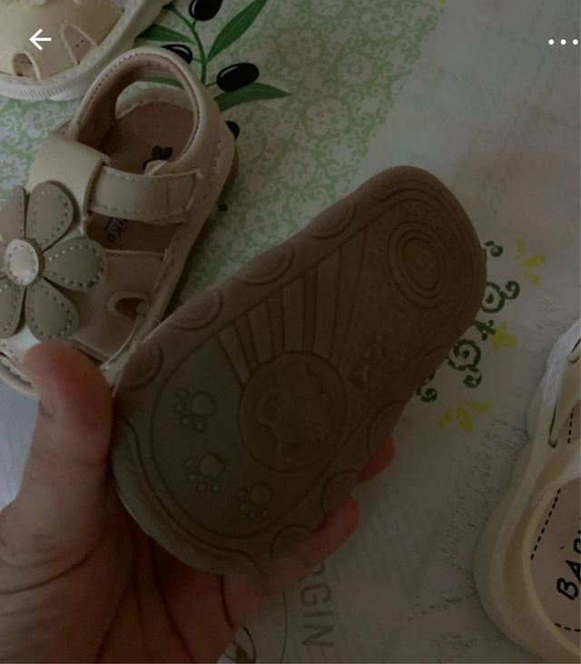 Sandalias para bebé niña numero 16