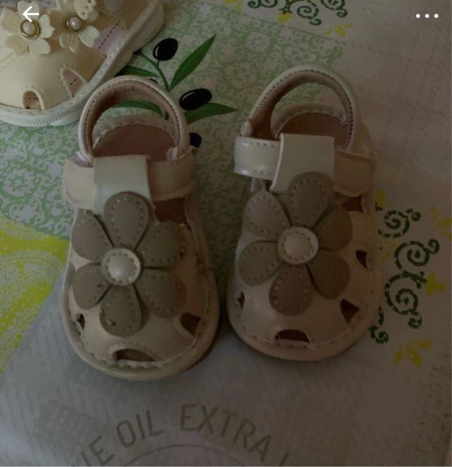 Sandalias para bebé niña numero 16