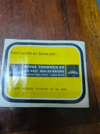 Thommen 5000m Altímetro-Barometro