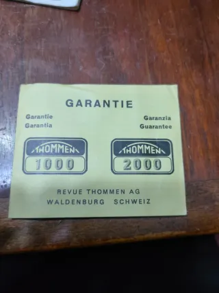 Thommen 5000m Altímetro-Barometro