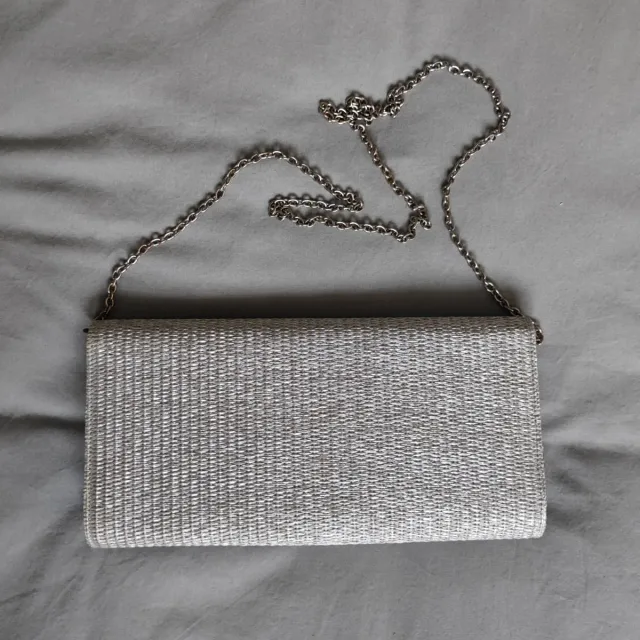 Bolso de fiesta plateado Parfois