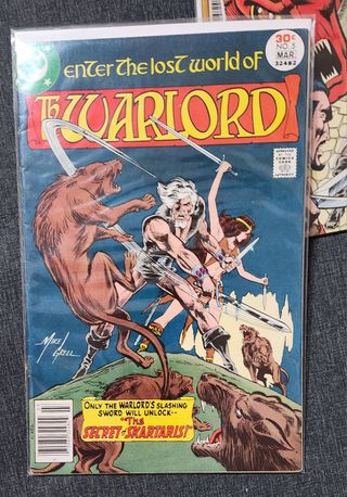 Warlord de Mike Grell. Comics USA Primeros números