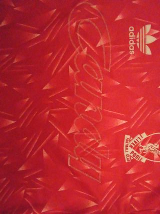 Camiseta Adidas Liverpool FC Roja 1989-91 original