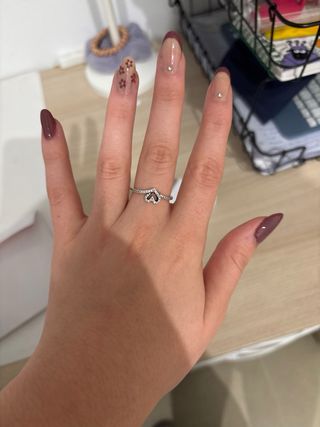 Anillo Pandora Corazón Plata y pulsera corazones