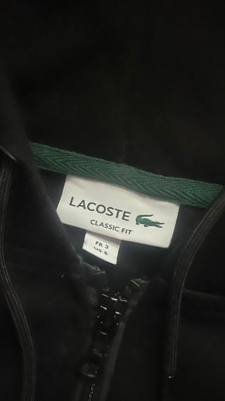 Sudadera Lacoste Negra