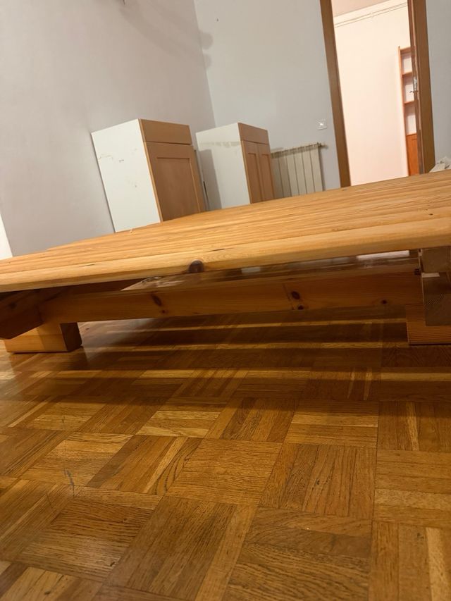 Cama plataforma de madera