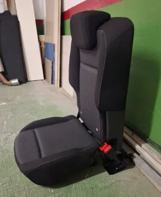 3 Asientos Furgoneta Tela Negra NUEVOS