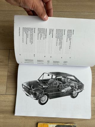 SEAT 133 MANUAL DE REPARACION + MANTENIMIENTO
