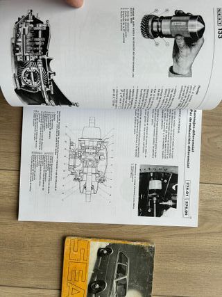 SEAT 133 MANUAL DE REPARACION + MANTENIMIENTO