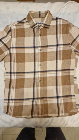 Camisa de cuadros Mango Talla S