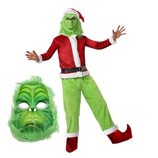 Disfraz Monstruo Navideño + Máscara Talla Única