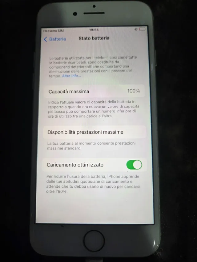 iPhone 7 128GB batteria 100%