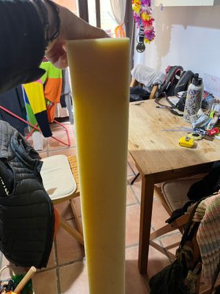 Schiuma per divano color giallo