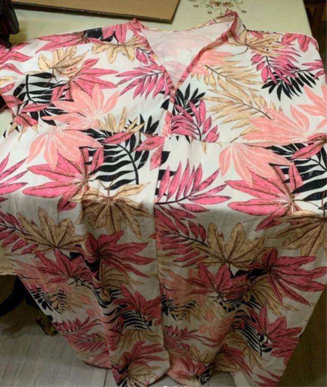 Vestido largo estampado verano